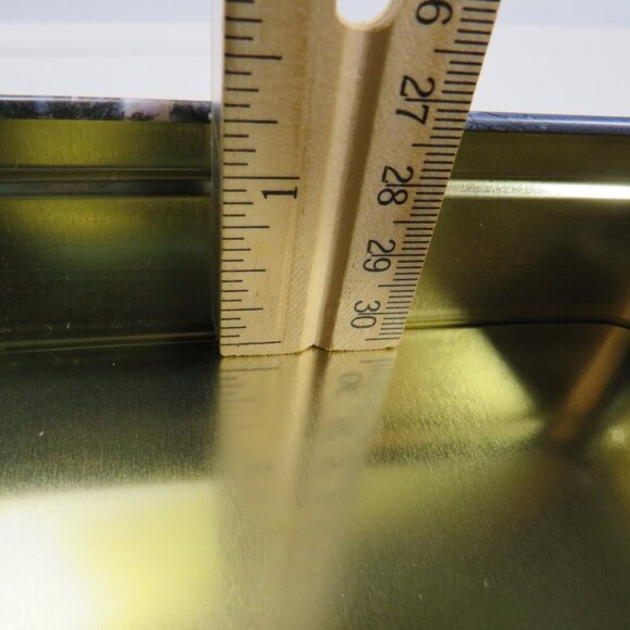 Small Snowy Scene Tin Mini Box LIKE NEW 5" - Picture 11 of 11